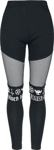 Black Blood by Gothicana Phat Kandi X Black Blood by Gothicana Leggings Leginy černá