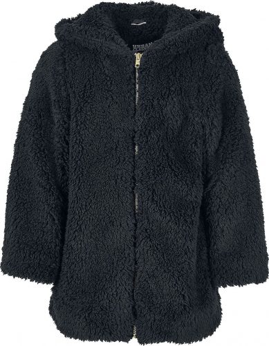 Urban Classics Girls Sherpa Jacket detská bunda černá