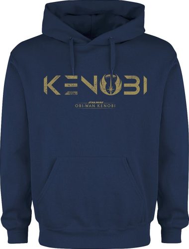 Star Wars Obi-Wan - Kenobi - Logo Mikina s kapucí námořnická modrá