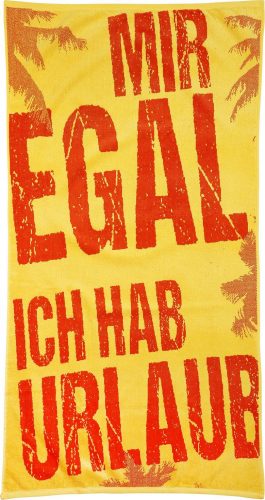 Mir egal - ich hab Urlaub rucník standard