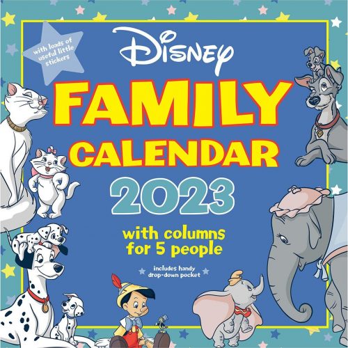 Disney Classics Familienkalender 2023 Nástenný kalendář vícebarevný