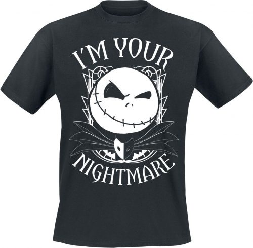 The Nightmare Before Christmas I'm Your Nightmare Tričko černá