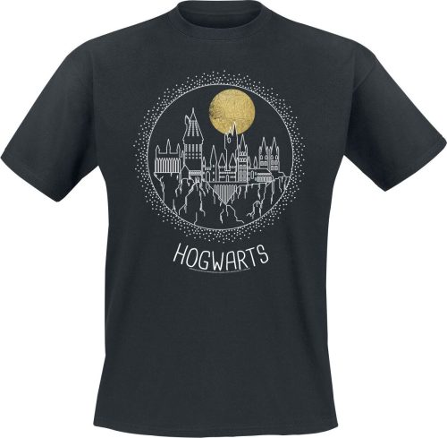 Harry Potter Hogwarts Circle Tričko černá