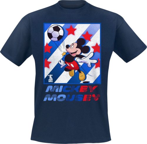 Mickey & Minnie Mouse Football Star Tričko modrá