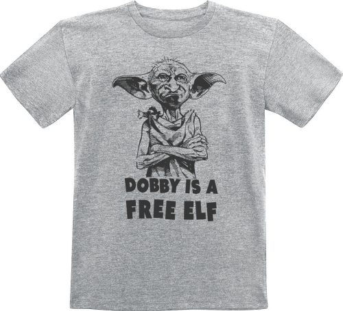 Harry Potter Dobby - Free Elf detské tricko šedá