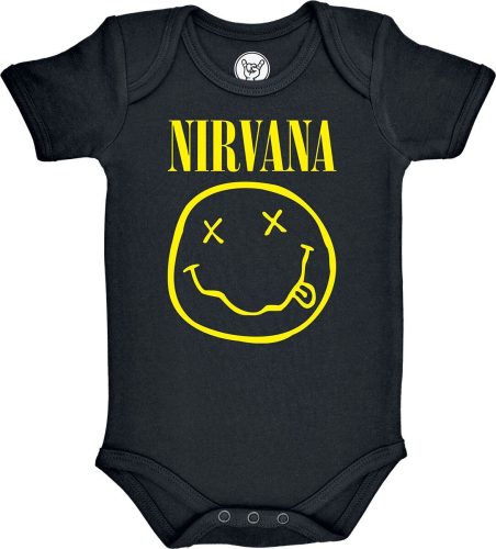 Nirvana Metal-Kids - Smiley body černá