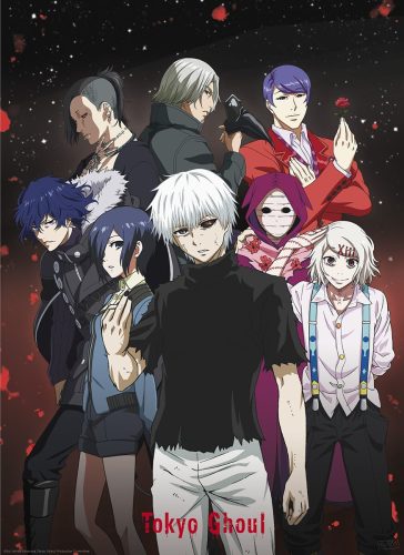 Tokyo Ghoul Group plakát vícebarevný