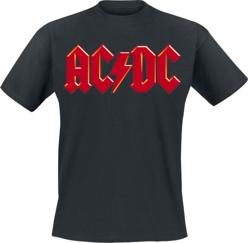 AC/DC Red Logo Tričko černá