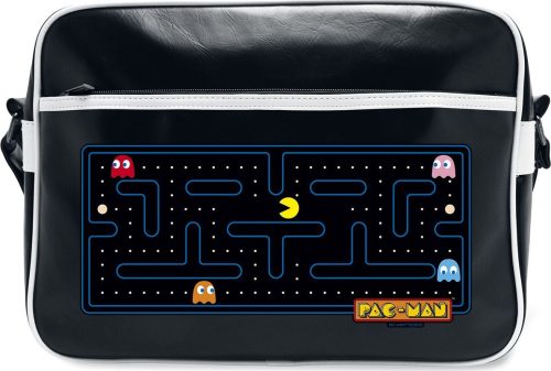 Pac-Man Labyrinth Taška přes rameno černá