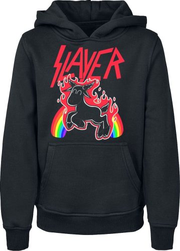 Slayer Kids - Rainbow Goat detská mikina s kapucí černá