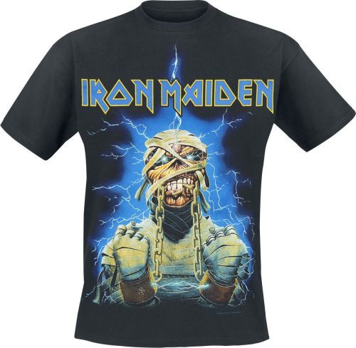 Iron Maiden Powerslave Mummy Tričko černá