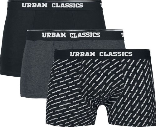 Urban Classics Balení 3 ks boxerek Boxerky bílá / černá / šedá