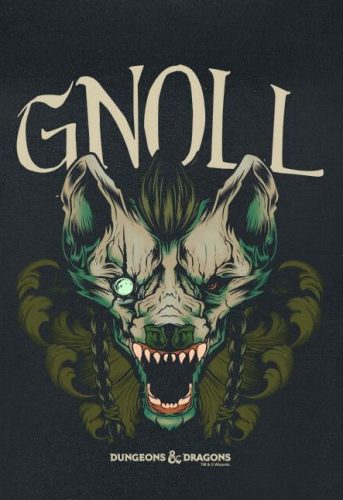 Dungeons and Dragons Gnoll Dámské tričko černá