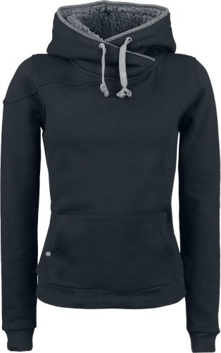 Black Premium by EMP Teddy Hoodie Dámská mikina s kapucí černá