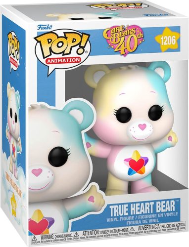 Care Bears Glücksbärchis 40 Jahre Jubiläum - True Heart Bear Pop! Animation (Chase Edition möglich) Vinyl Figur 1206 Sberatelská postava standard