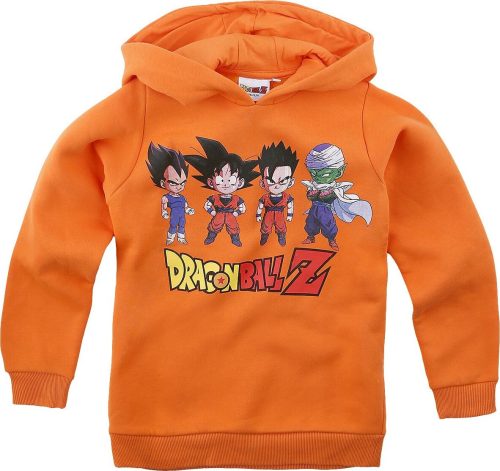 Dragon Ball Kids - Group detská mikina s kapucí oranžová