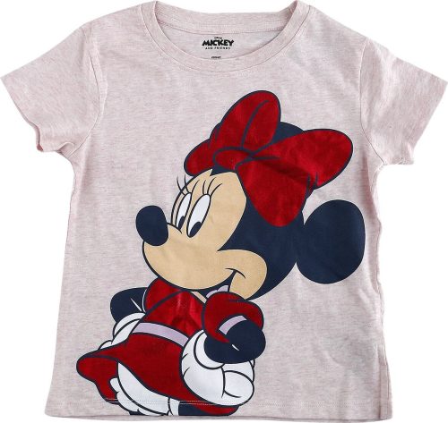 Mickey & Minnie Mouse Kids - Minnie detské tricko světle růžová