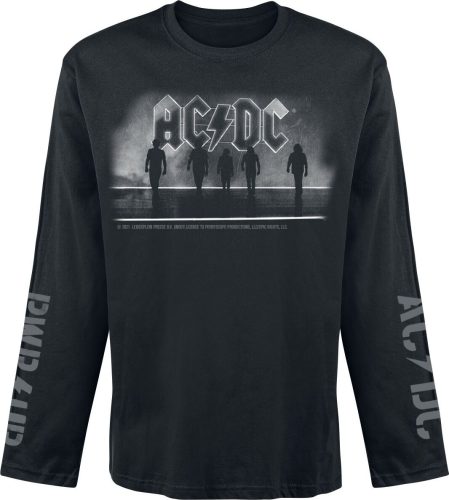 AC/DC PWR UP Band Tričko s dlouhým rukávem černá