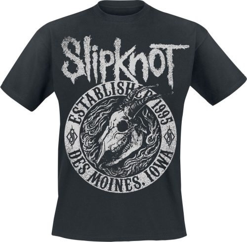 Slipknot Flaming Goat Tričko černá