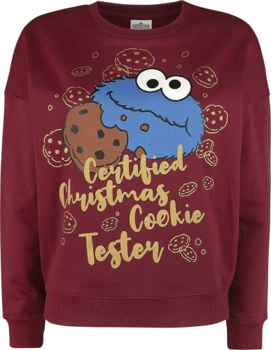 Sesame Street Christmas Cookie Dámská mikina červená