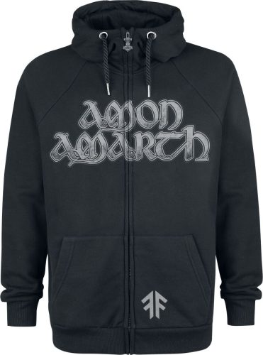 Amon Amarth Dragon Mikina s kapucí na zip černá