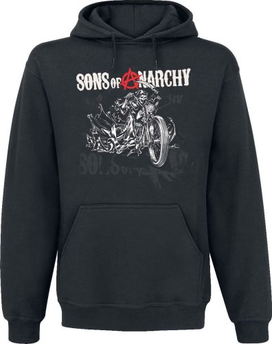 Sons Of Anarchy Reaper - Motorbike Mikina s kapucí černá