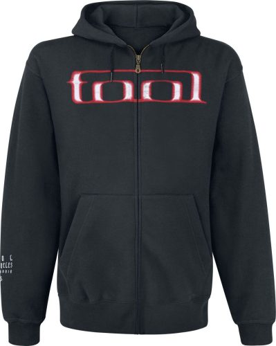 Tool Grid Skull Mikina s kapucí na zip černá