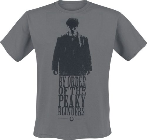 Peaky Blinders - Gangs Of Birmingham By Order Shadow Tričko charcoal