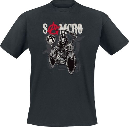 Sons Of Anarchy Reaper Wants You Tričko černá