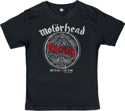 Motörhead Metal-Kids - Red Banner detské tricko černá