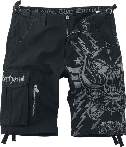 Motörhead EMP Signature Collection Kraťasy černá