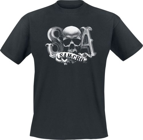 Sons Of Anarchy Skull Tričko černá