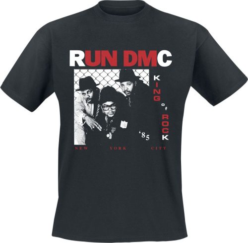 Run DMC King Of Rock Photo Tričko černá