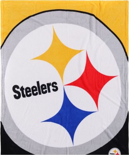NFL Příjemný přehoz Pittsburgh Steelers Deka vícebarevný