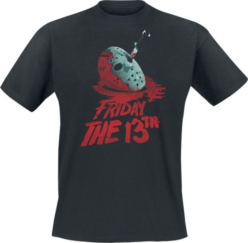 Friday The 13th Dotted Hockey Mask Tričko černá