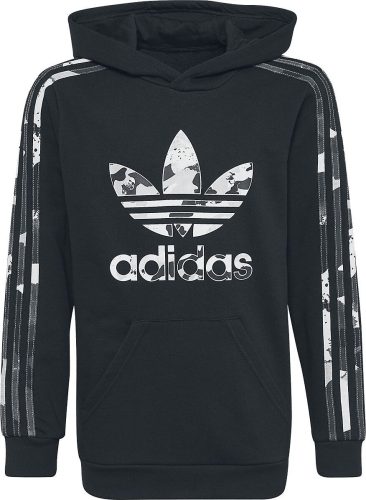 Adidas Trefoil Hoodie detská mikina s kapucí černá