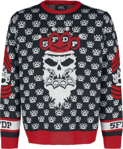 Five Finger Death Punch Holiday Sweater 2022 Pletený svetr vícebarevný