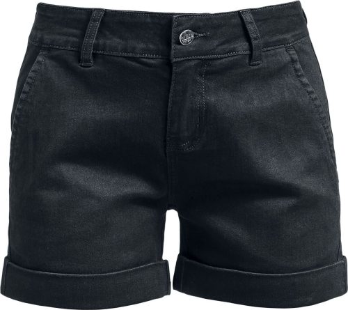 Black Premium by EMP Locker geschnittene Shorts Dámské šortky černá