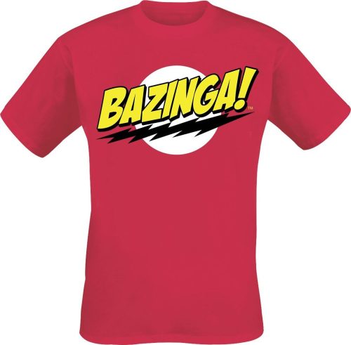 The Big Bang Theory Bazinga Tričko červená