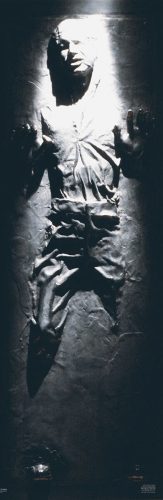 Star Wars Han Solo Carbonite plakát na dvere vícebarevný