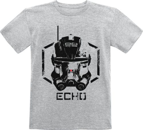 Star Wars Kids - The Bad Batch - Echo detské tricko šedá