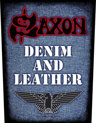 Saxon Denim & Leather nášivka vícebarevný