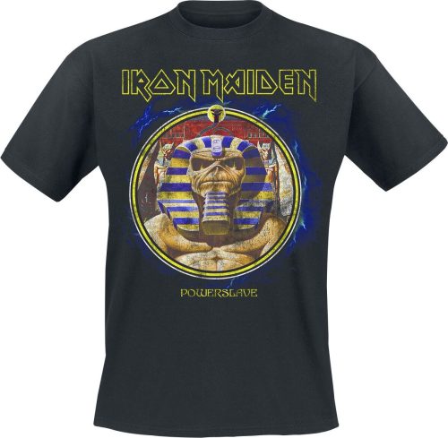 Iron Maiden Powerslave Mummy Tričko černá