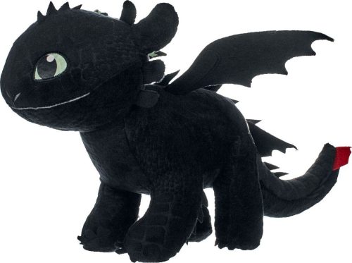 Drachenzähmen leicht gemacht 3 Toothless (svítí ve tmě) plyšová figurka černá