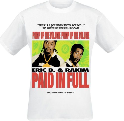 Eric B. & Rakim Paid In Full 87 Tričko bílá