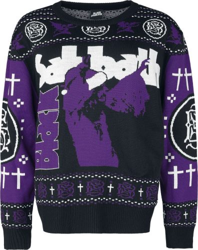 Black Sabbath Holiday Sweater 2022 Mikina vícebarevný