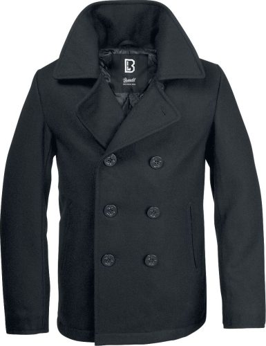 Brandit Pea Coat Bunda černá