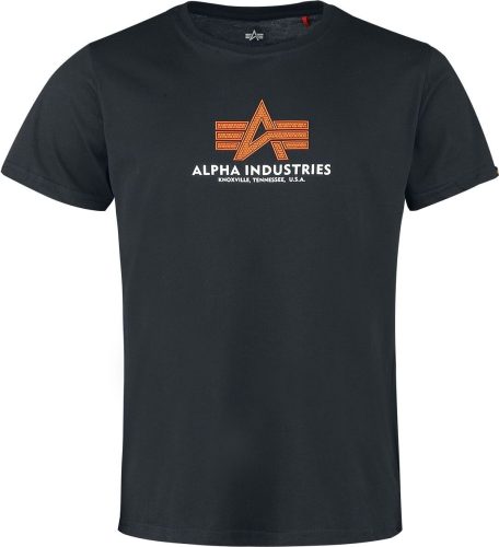 Alpha Industries BASIC T RUBBER Tričko černá