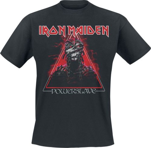 Iron Maiden Mummy Triangle Tričko černá