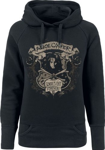 Alice Cooper School's Out Crest Dámská mikina s kapucí černá